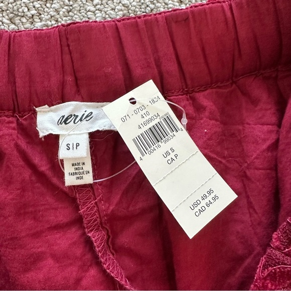 Aerie Lace Godet Skirt in Cherry‎ Tart Size Small - Picture 6 of 9